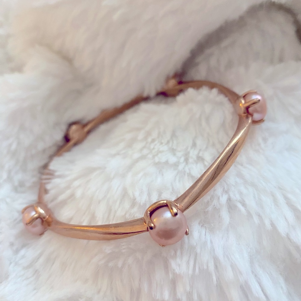 Bronzo Italia Pearl Bangle